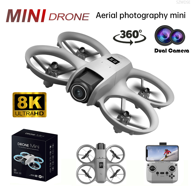 Drone Video Production - Mini Drone Professionale con Fotocamera 8K,