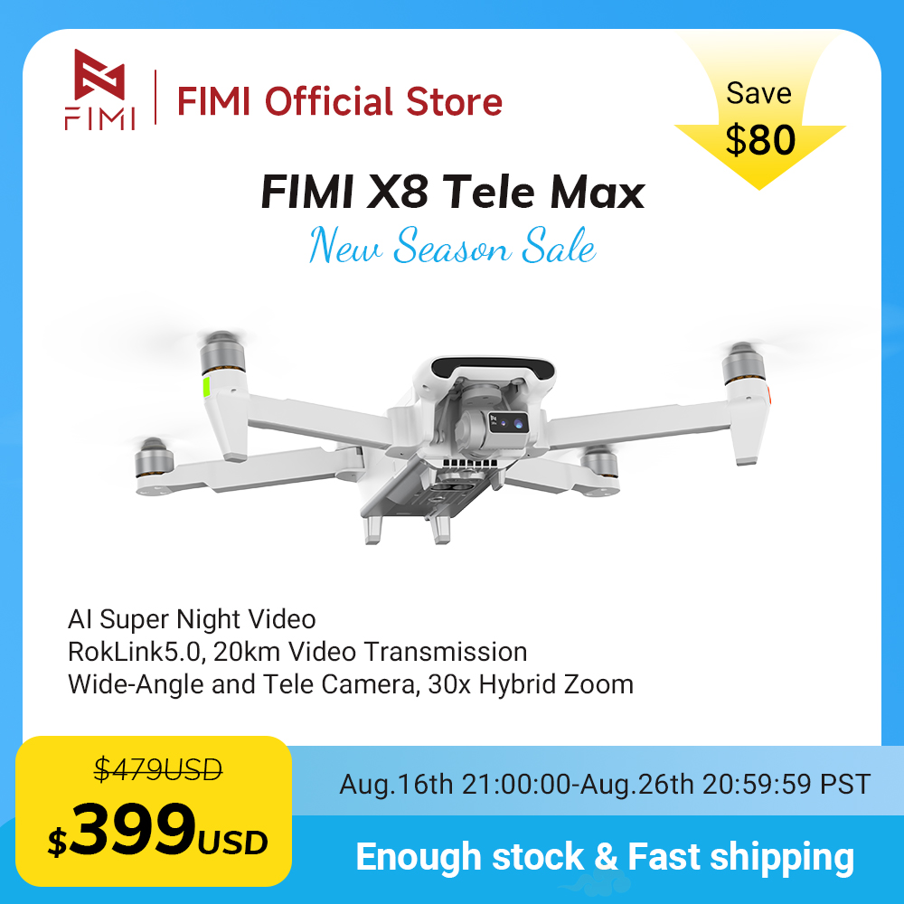 Drone FIMI X8 Tele Max con fot - Drone Thermal Imaging recensione e prezzo
